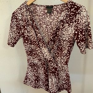 Ann Taylor V Neck Blouse, Size XSmall